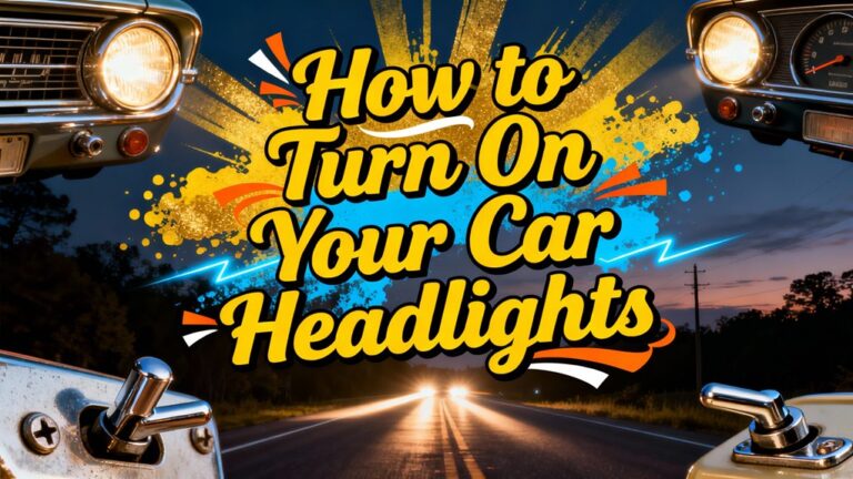 activate your car headlights