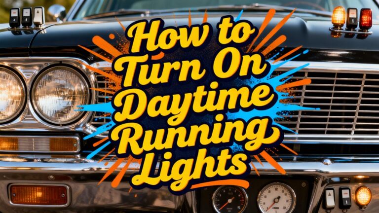 activating daytime running lights