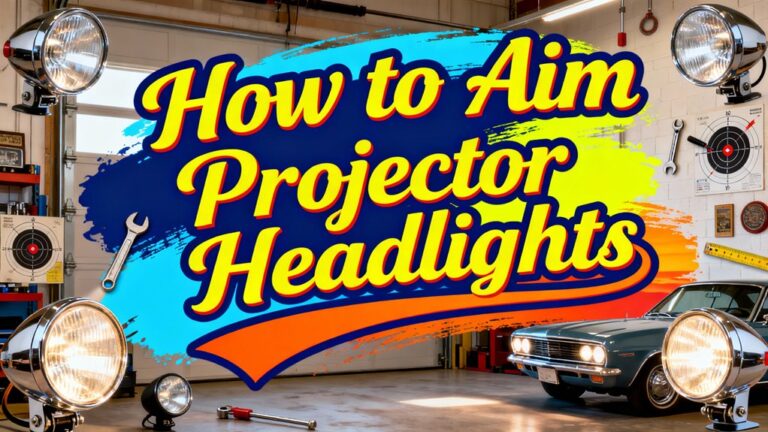 adjusting projector headlights angle