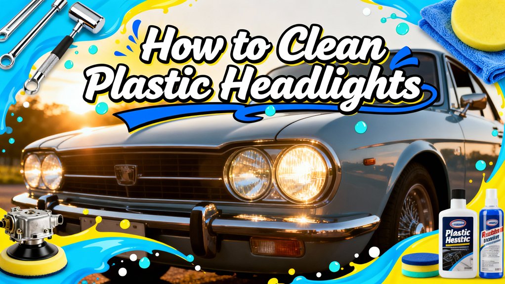 clean plastic headlights effectively