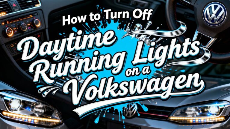 disable volkswagen daytime lights