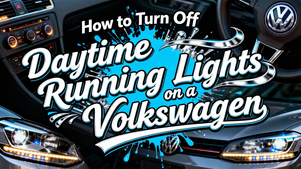 disable volkswagen daytime lights