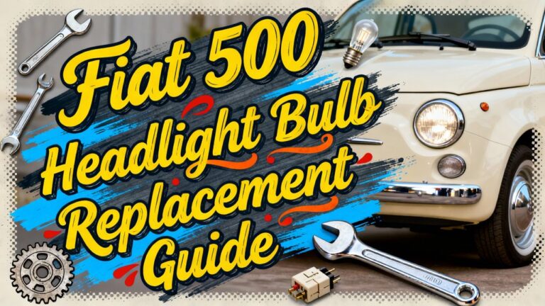 fiat 500 headlight replacement guide