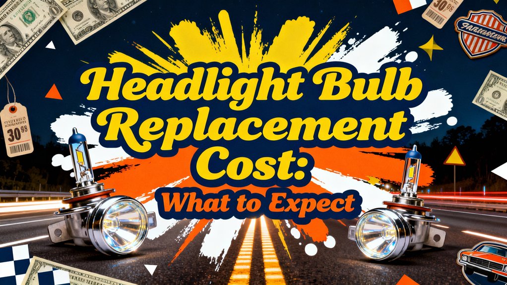 headlight bulb replacement expenses