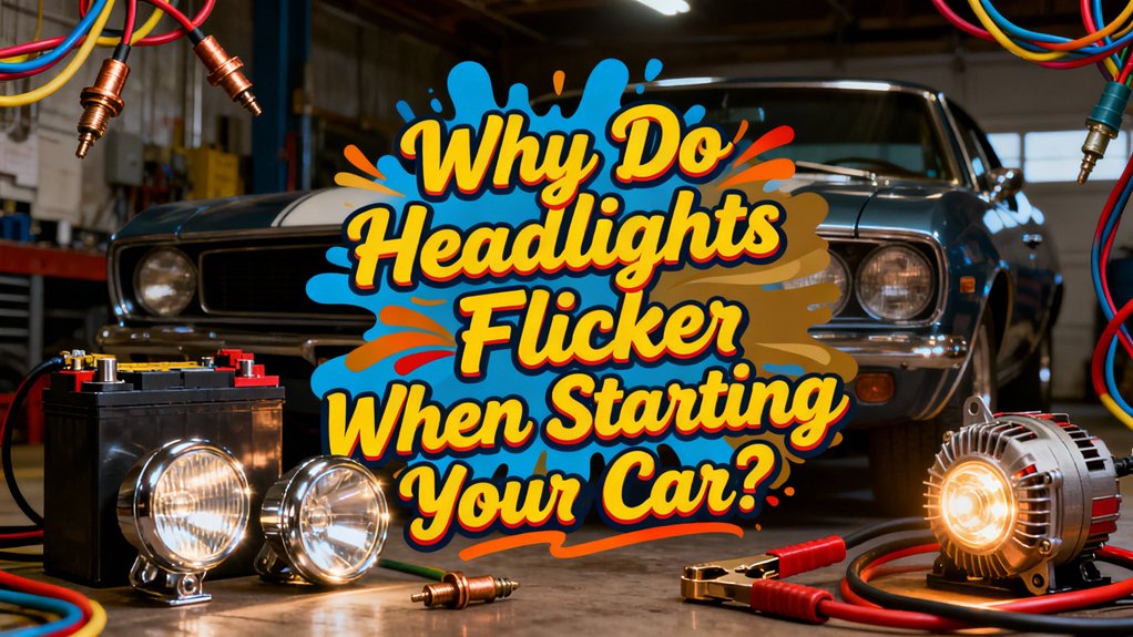 headlight flickering during startup