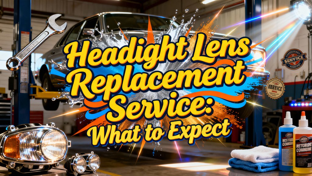 headlight lens replacement process