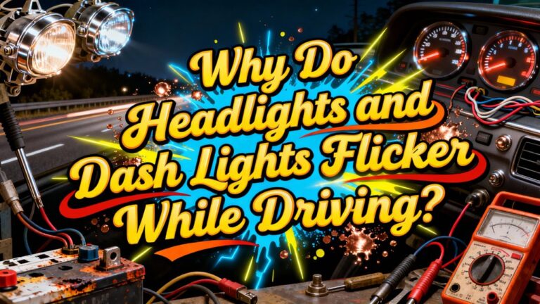 headlights and dash lights flicker