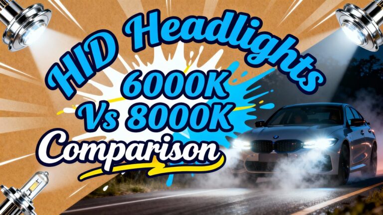 hid headlights color temperature comparison