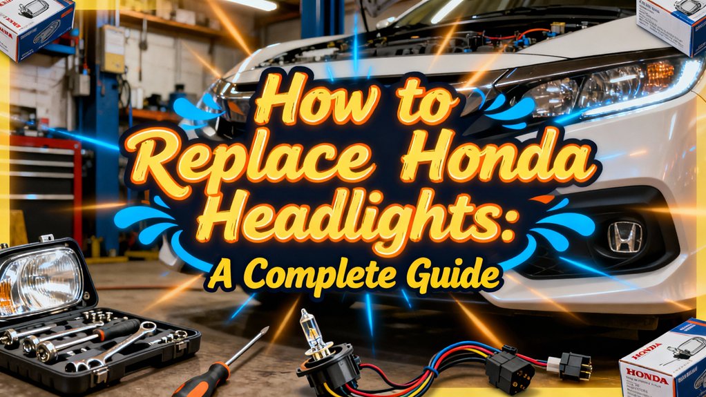 honda headlight replacement guide