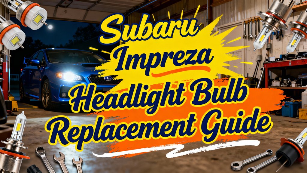 impreza headlight bulb change
