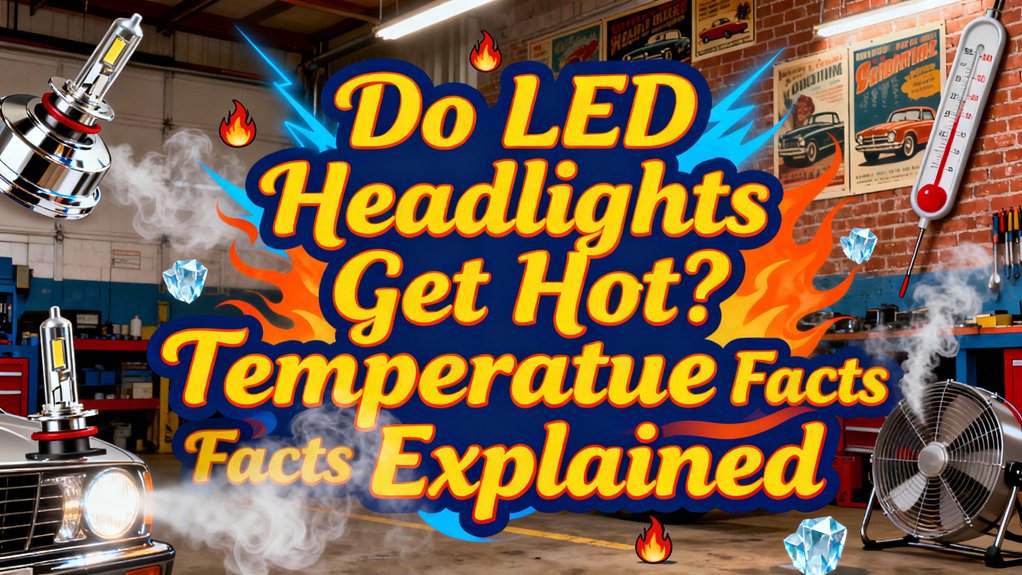 led headlights temperature overview