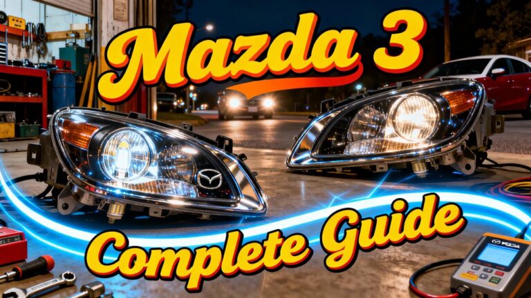 mazda 3 headlight bulb guide