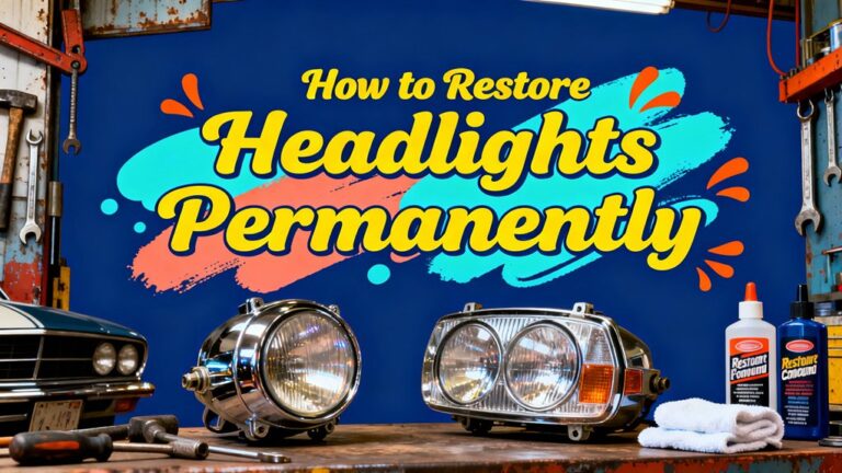 permanently restore headlight clarity