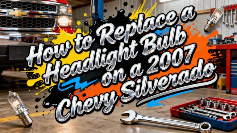 replace 2007 chevy headlight bulb