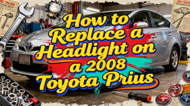 replace 2008 prius headlight