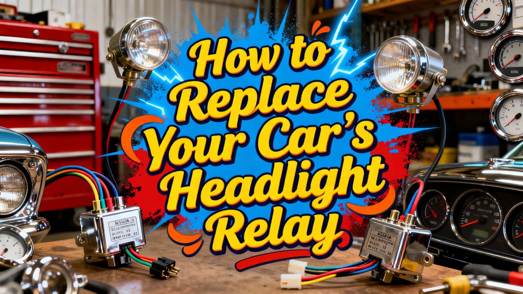 replace car headlight relay