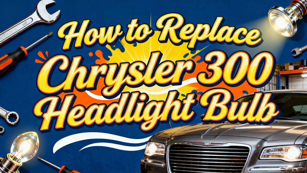 replace chrysler 300 headlight bulb