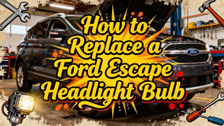 replace ford escape headlight bulb