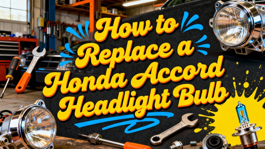 replace honda accord headlight bulb