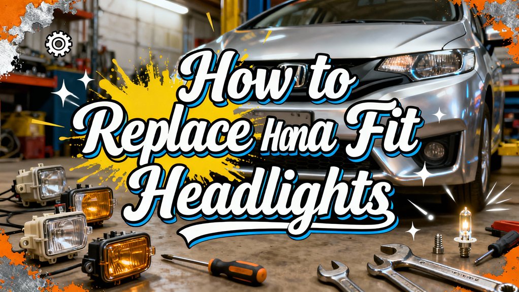 replace honda fit headlights