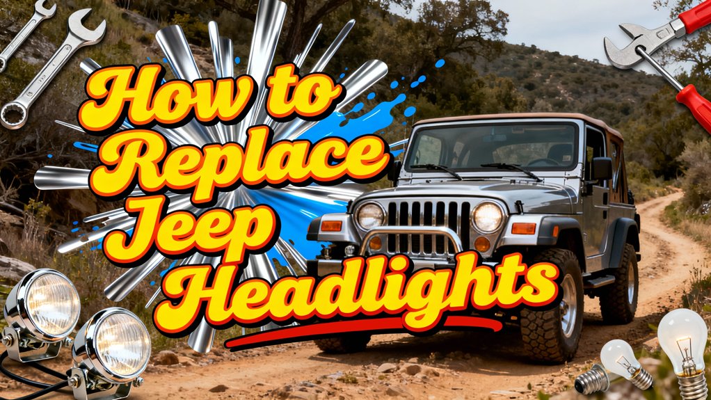 replace jeep headlights easily