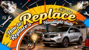 How To Replace A Kia Sorento Headlight Bulb
