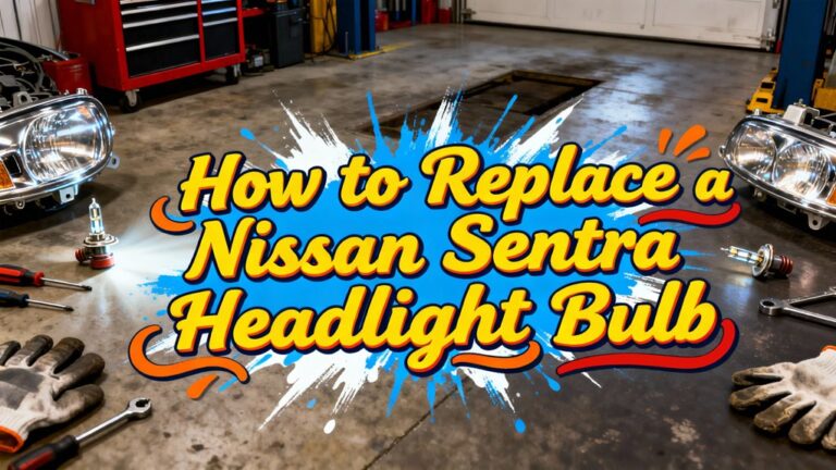 replace nissan sentra headlight bulb
