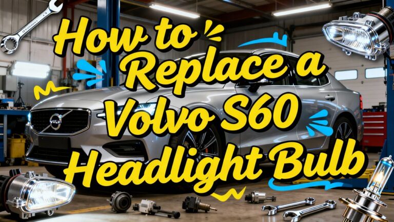 replace volvo s60 headlight bulb
