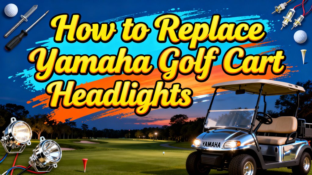 replace yamaha golf cart headlights