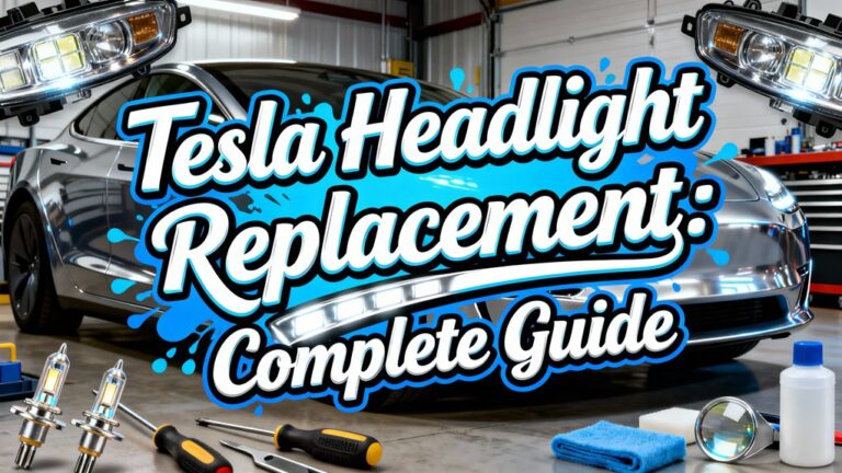 tesla headlight replacement guide